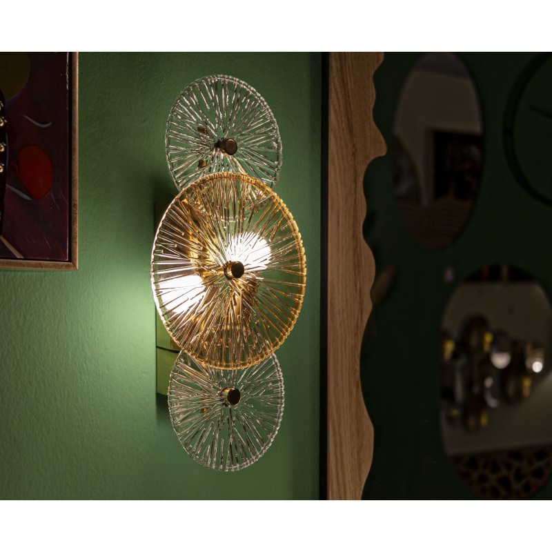 Aplique de pared Osaka – Elegancia glamurosa 42x8x20 cm