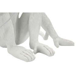 Lámpara de mesa Mono sentado blanco – Elegancia chic 33x33x32 cm