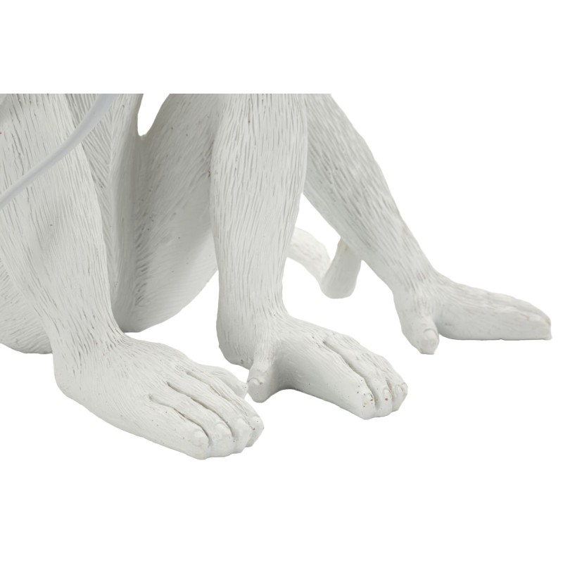 Lámpara de mesa Mono sentado blanco – Elegancia chic 33x33x32 cm