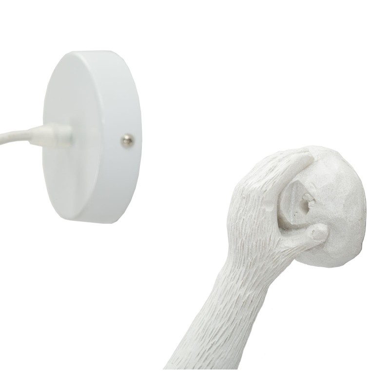 Aplique de pared White Monkey – Elegancia contemporánea 32x32x64 cm