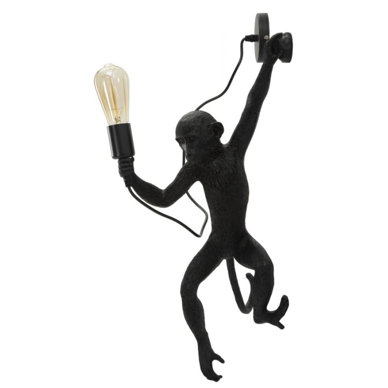 Aplique de pared Black Monkey – Lujo contemporáneo 32x32x64 cm