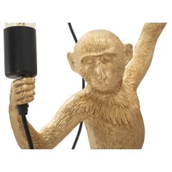 Aplique de pared Mono Dorado – Glamour y Elegancia 32x32x64 cm