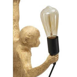 Aplique de pared Mono Dorado – Glamour y Elegancia 32x32x64 cm