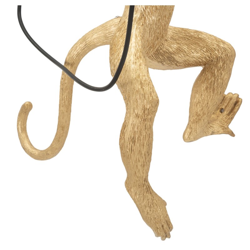 Aplique de pared Mono Dorado – Glamour y Elegancia 32x32x64 cm