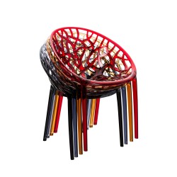 Silla apilable CRYSTAL
