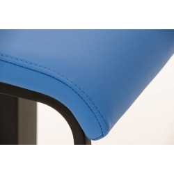 Taburete de bar Lameng de piel sintética B78