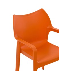 JUEGO DE 2 sillas apilables DIVA