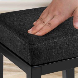 Taburete de bar de tela Taylor B80