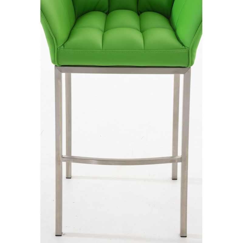 Taburete de bar Damaso E con base de 4 patas