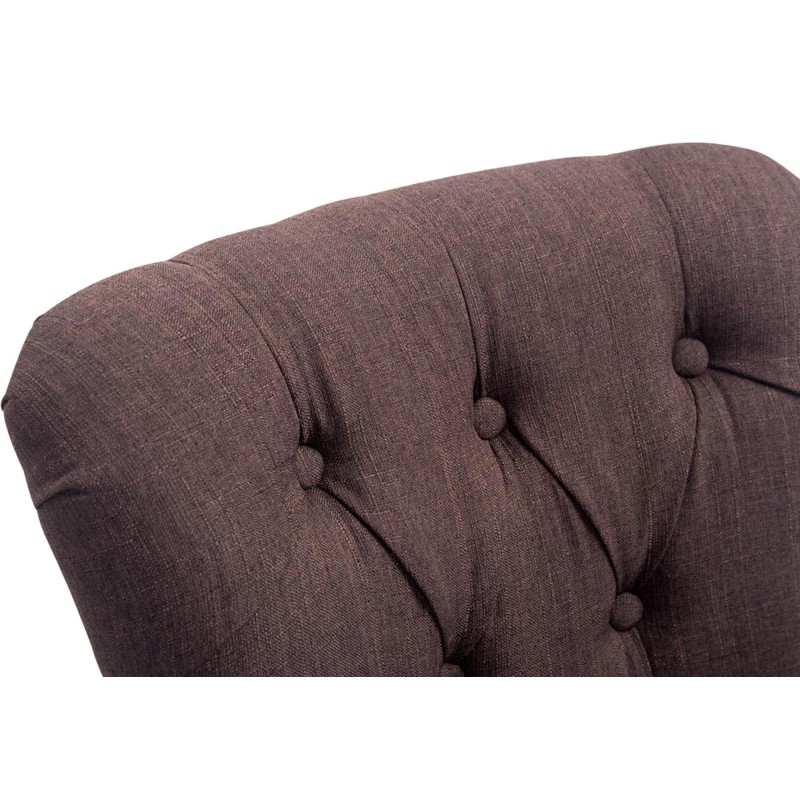 Taburete de bar Lakewood tapizado en tela, lámpara antigua