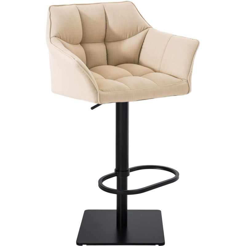 Taburete de bar de tela Damaso B