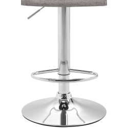 Taburete de bar Miami V2, tapizado en tela C