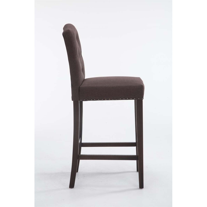Taburete de bar Louise en tela antigua