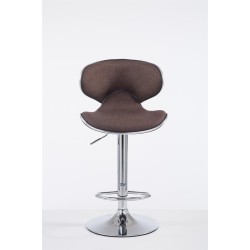 Taburete de bar Las Vegas V2 en tela cromada