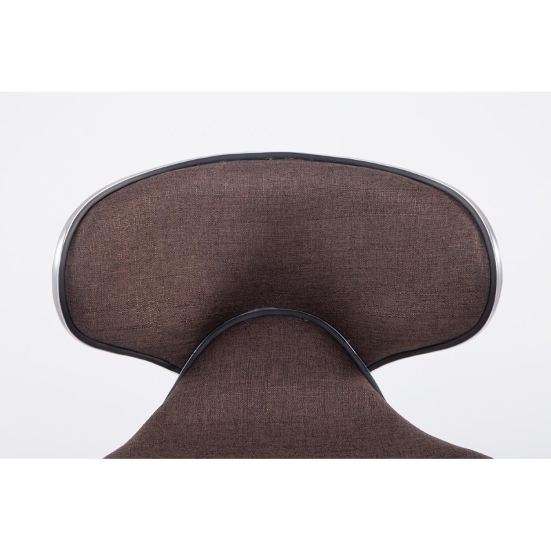 Taburete de bar Las Vegas V2 en tela cromada