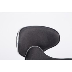 Taburete de bar Las Vegas V2 en tela cromada