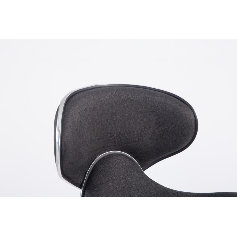 Taburete de bar Las Vegas V2 en tela cromada