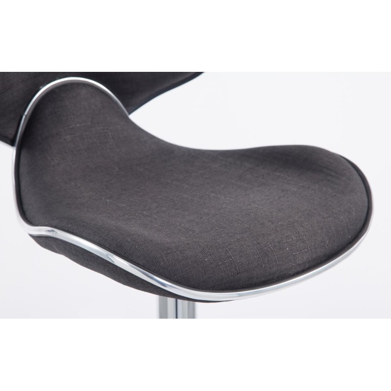 Taburete de bar Las Vegas V2 en tela cromada