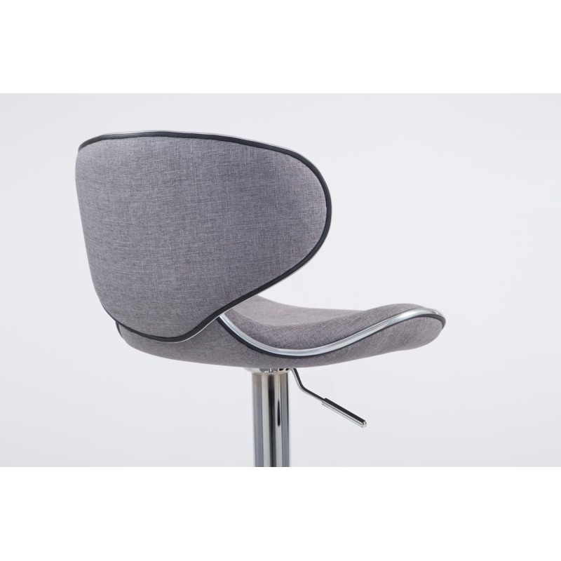 Taburete de bar Las Vegas V2 en tela cromada