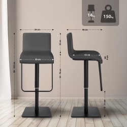 taburete de bar Limón B