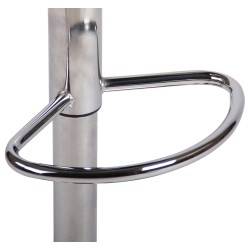 Taburete de bar Dyn V2, tapizado en tela C