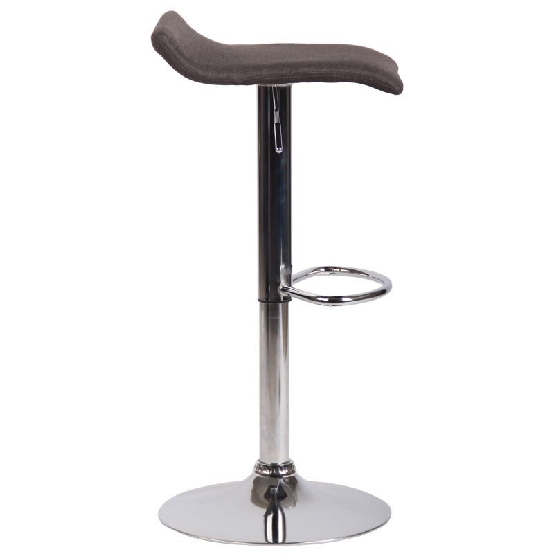 Taburete de bar Dyn V2, tapizado en tela C