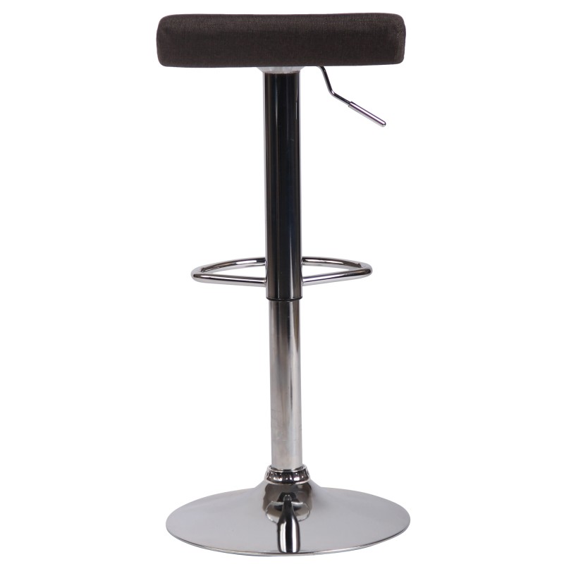 Taburete de bar Dyn V2, tapizado en tela C