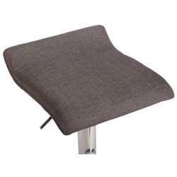 Taburete de bar Dyn V2, tapizado en tela C