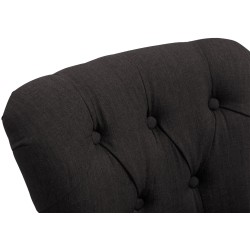 Taburete de bar Lakewood tapizado en tela, lámpara antigua