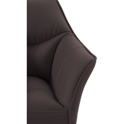 Taburete de bar Damaso de 4 patas, blanco