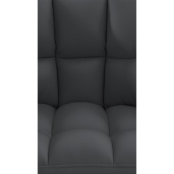 Taburete de bar Damaso de 4 patas, blanco