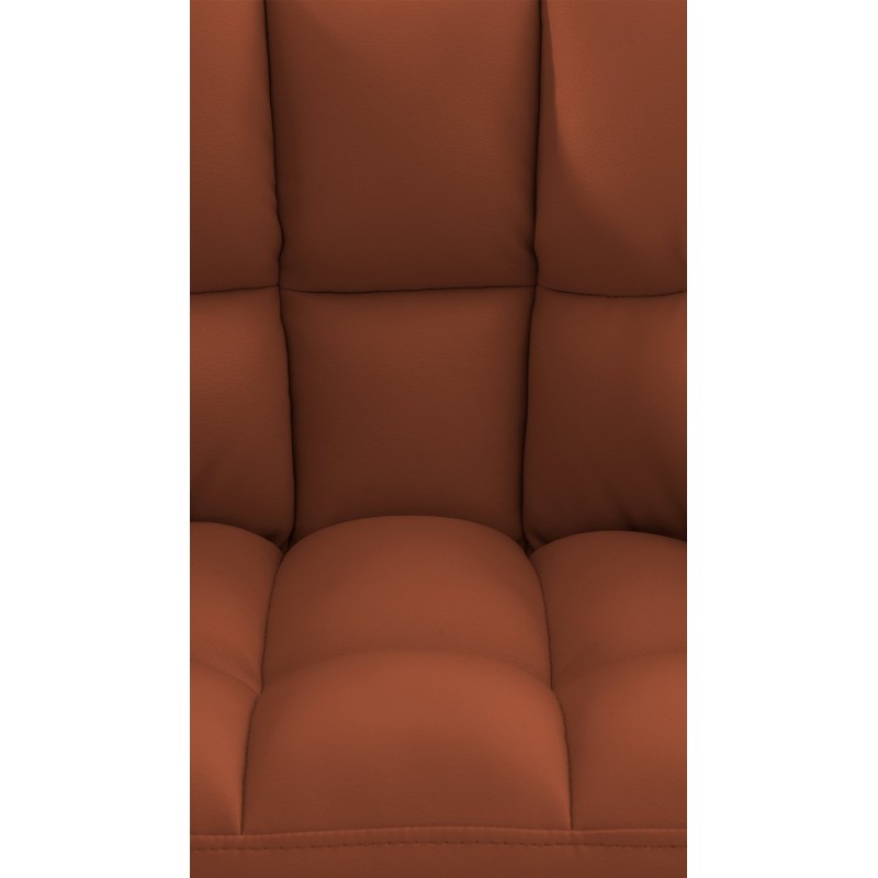 Taburete de bar Damaso de 4 patas, blanco