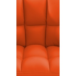 Taburete de bar Damaso de 4 patas, blanco