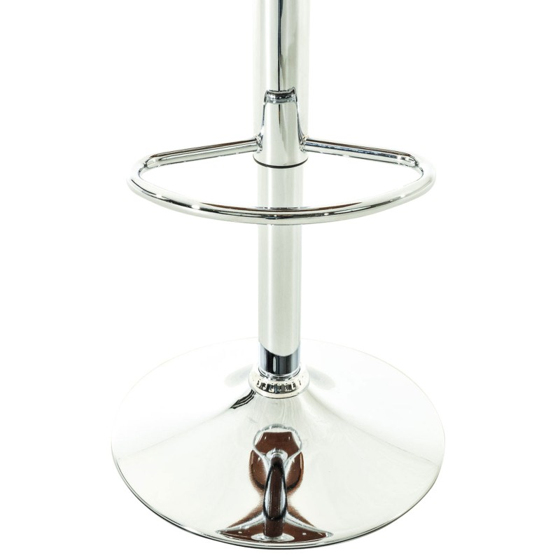 Juego de 2 taburetes de bar Kingston C en piel sintética