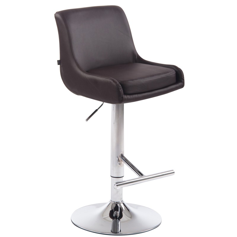 Taburete de bar Club en piel sintética C