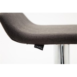 Juego de 2 taburetes de bar Dyn V2 en tela C