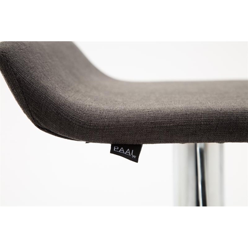 Juego de 2 taburetes de bar Dyn V2 en tela C