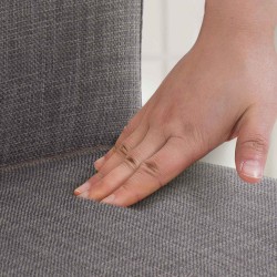 Taburete de bar Cádiz, tela negra