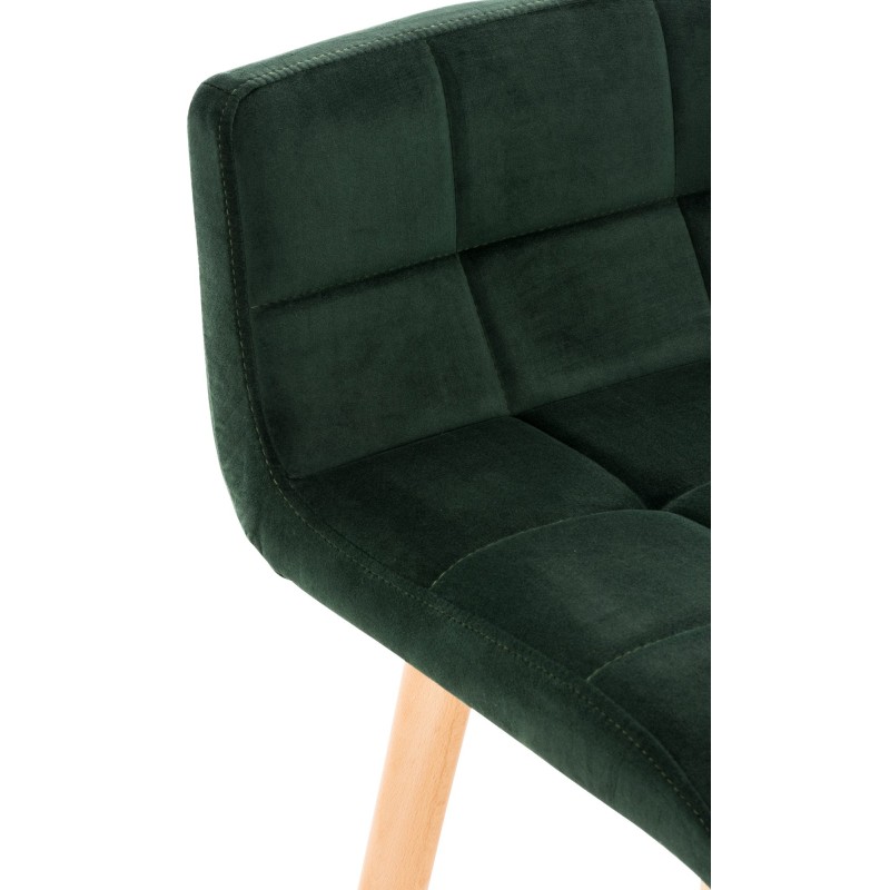 Taburete de bar Lincoln de terciopelo