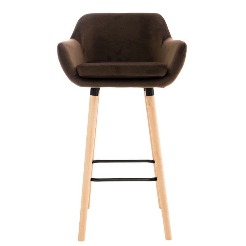 Taburete de bar de terciopelo Grant