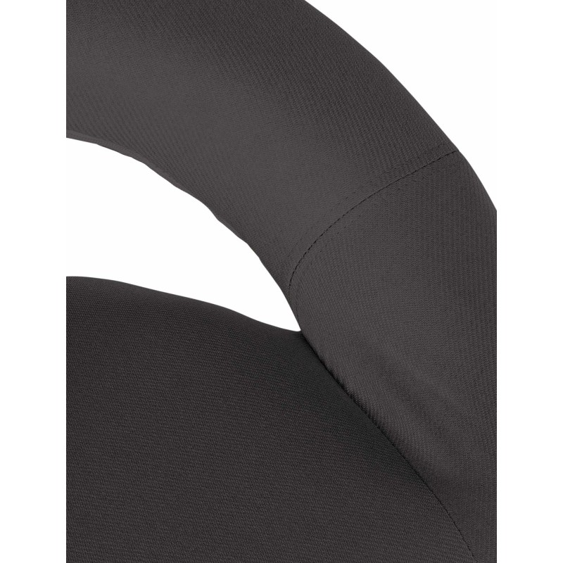 Taburete de bar Olinda, tapizado, cromado