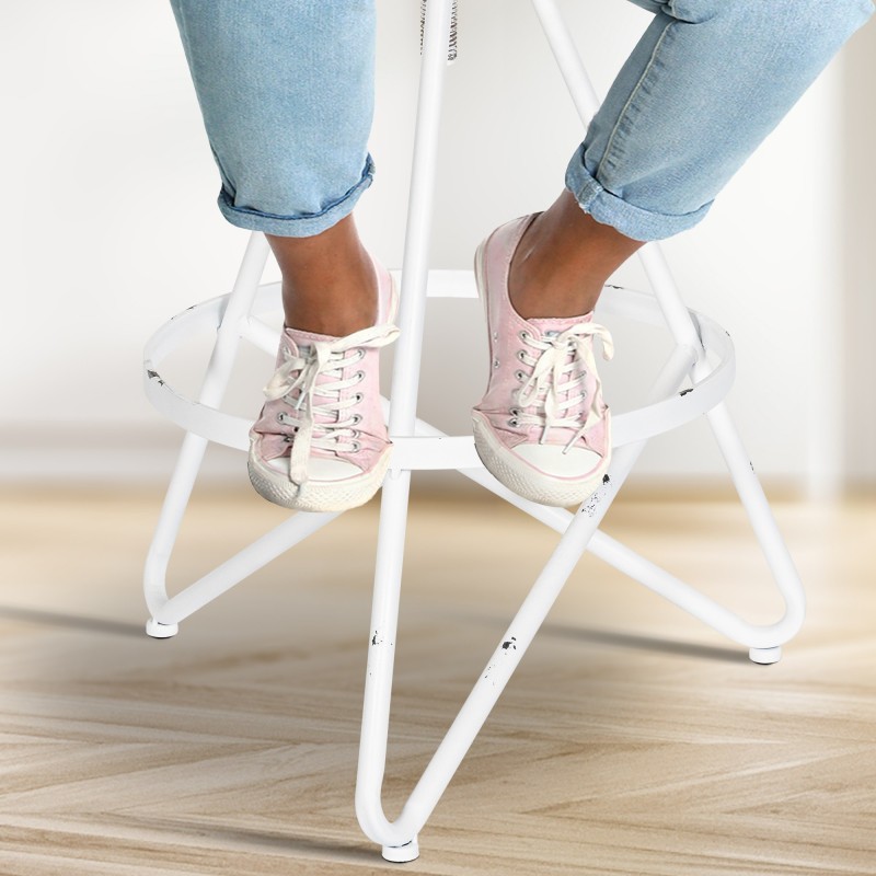 Juego de 2 taburetes de bar Karla