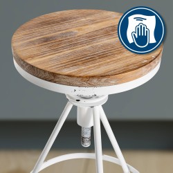 Juego de 2 taburetes de bar Karla