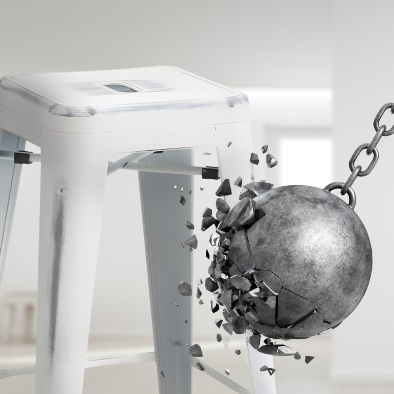 Juego de taburetes de bar Joshua de 2 piezas