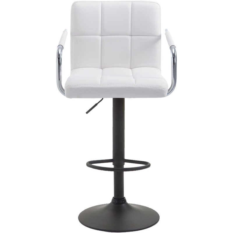 Juego de 2 taburetes de bar Lucy V2, negros