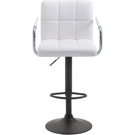 Juego de 2 taburetes de bar Lucy V2, negros