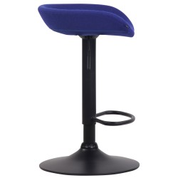 Taburete de bar Anaheim en fieltro negro