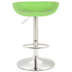Taburete de bar Anaheim, plástico, cromado