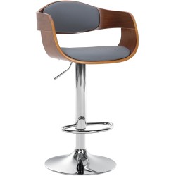 Taburete de bar Kingston C en piel sintética