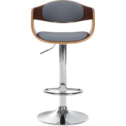Taburete de bar Kingston C en piel sintética